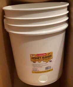Little Giant® Plastic Honey Bucket | Bucket with Honey Gate | Beekeeping Supplies | Honey Extractor Equipment | Honey Bottling Bucket | Assembled in USA | 5 Gallon 9 91ywLyjYAzL