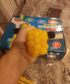 Quality & Durable Mesh Squishy Balls with Exclusive Sewn Mesh! (Multi, 12 Pack) 21 91ywnghyvjL