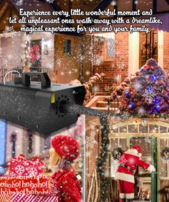 1byone 650W Snow Machine Wired Remote Control Great Machine for Kids, Parties, Parades 30 91yx3NT 30L
