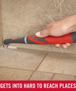 Rubbermaid Reveal Cordless Battery Power Scrubber, Gray/Red, Multi-Purpose Scrub Brush Cleaner for Grout/Tile/Bathroom/Shower/Bathtub, Water Resistant, Lightweight, Ergonomic Grip (1839685) 39 91yxOi15CNL
