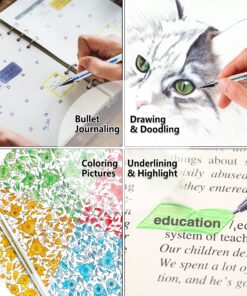 Lineon Gel Pens 108 Colours Gel Pen Set for Adult Colouring Books Art Markers 36 91yzKJTaWOS