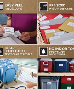 DYMO Authentic LW Large Multi-Purpose Labels for LabelWriter Label Printers, White, 2-1/8'' x 2-3/4'', 1 roll of 320 (30324) 320 labels Multipurpose Labels 9 91z09LbFqiL 1