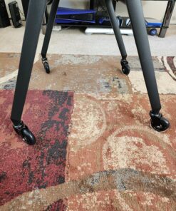 Office Chair Wheels Replacement Rubber Chair casters for Hardwood Floors and Carpet, Set of 5, Heavy Duty casters for Chairs to Replace Office Chair mats - Fits 98% 1. Clear 29 91z0fnPoXEL