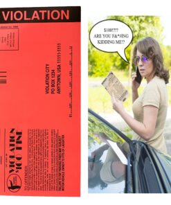 Alternative view of Set of 10-Fake Parking Tickets