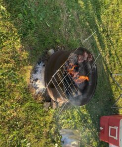 Coleman Deluxe Open Flame Camp Grill, Steel Outdoor Folding Grill Rack for Over Fires, 288 Sq. In. Cooking Surface for Camping, Tailgating, Grilling, & Bonfires 12 91zBX8FwuNL