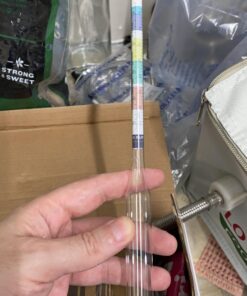 Brewer's Elite Hydrometer & Plastic Test Jar - for Home Brew Beer, Wine, Mead and Kombucha - Deluxe Triple Scale Set, Hardcase and Cloth - Specific Gravity ABV Tester Hydrometer & Plastic Test Jar Kit 47 91zDz4QRJsL