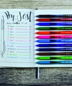 Pentel EnerGel-X Retractable Liquid Gel Pen (0.7mm) Metal Tip, Orange Ink, Box of 12 (BL107-F) 0.7mm 12 Count (Pack of 1) 21 91zEc529WJL