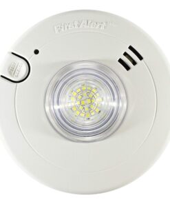 First Alert BRK 7020BSL Hardwired Hearing Impaired Smoke Detector with LED Strobe Light , white Smoke Alarm With Strobe Light 11 91zIRZCo xL