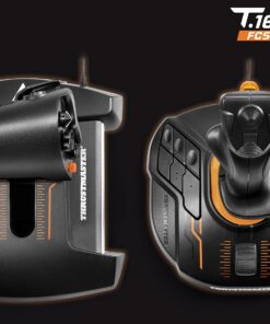 Thrustmaster USB T.16000M FCS HOTAS with Flight Controller & Throttle (Windows) Black T16000M FCS HOTAS 38 91zLrrM3zHL 1
