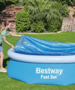 Bestway 10' Solar Pool Cover 10-Feet 8 91zMf2 NL1L