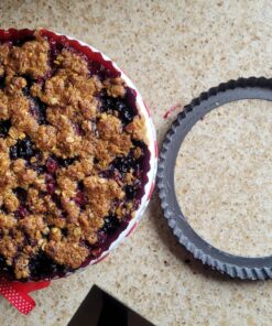 Yamteck 11 Inch 9 Inch Round Tart Pans 4 Inch Mini Tart Pans with Removable Bottom. Quiche Pan with Non-Stick Coating, Rugged Carbon Steel. Pie Pan for Halloween Christmas Party Festival. Set of 4 Round 11''+9''+4'' 29 91zMoVshodL