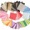 56PCS 6 x 6 Inches Printed Fabrics Cotton Craft DIY Handmade Material Set Bundle Patchwork Squares for Home Crafts Sewing Scrapbooking Quilting… 36 91zQ5AhJOZL