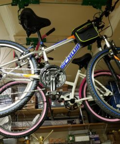 Schwinn High Timber Youth/Adult Mountain Bike for Men and Women, Aluminum and Steel Frame Options, 7-21 Speeds Options, 24-29-Inch Wheels Silver 24-Inch Wheels 21 91zRitU9JsL