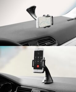 Getron Car Mount Holder, Windshield Dashboard Universal Car Cell Phone Cradle for iPhone Xs MAX XR X 8 Plus 7 Plus 6S SE Samsung Galaxy S9 S8 Edge S7 S6 Note 9 Google Pixel LG and All Smartphones 23 91zVCH4FLPL