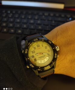 Timex Men's T45181 Expedition Resin Combo Brown/Green Nylon Strap Watch 32 91zWV0zssvL