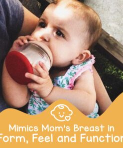 mimijumi Baby Bottle Set - Get Going Anti-Colic Bottles for Newborns - Baby Breastfeeding Bottles - 4 Oz and 8 Oz Baby Bottles - Lighter - 0-12M 10 91zfYMJZ94L