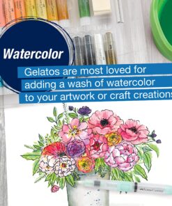 Faber-Castell Gelatos Original Gift Set - 28 Colors - Multi-Purpose Art Color Sticks Set, 34 Piece Gift Set 17 91zfwSs7ZL