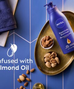 NIVEA Essentially Enriched Body Lotion for Dry Skin, Pack of 2, 16.9 Fl Oz Pump Bottles 16.9 Fl Oz (Pack of 2) 26 91zp8d 4uSL