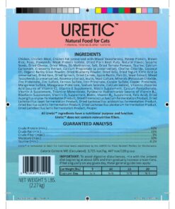 Wysong Uretic - Dry Natural Food for Cats, Chicken, 5 pounds 21 91zsav4KS6L