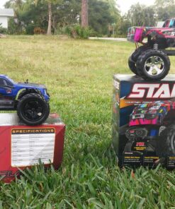 Redcat Racing Blackout XTE PRO 1/10 Scale Brushless Electric Monster Truck with Waterproof Electronics, Blue 43 91zunjTV7pL