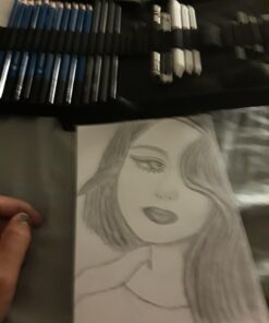 Bellofy 33 pack Drawing Kit with 100 Sheets Pad | Drawing Kit for Adults comes with Sketch Supplies for Kids, Beginners & Artists | Drawing Set contains Sketching Pencils, & more drawing stuff 43 91zyvn2WuvL 2