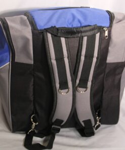 Ski Boot Bag- Ski Gear Backpack for Boots Water-Resistant Backpack with Room for Boots, Helmet & More New (Blue/Gray) 3 91zyyZhsCZL
