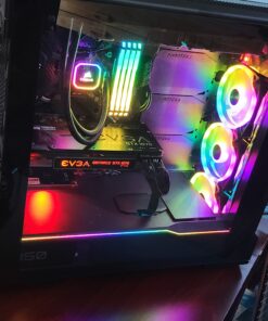 Phanteks (PH-ES518XTG_DBK01) Enthoo Evolv X ATX Case Tempered Glass Windows Digital RGB Black 140 A1 CENAi2L