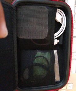 Smatree Hard Case Compatible for Apple14&16inch MacBook Pro's Pencil,Magic Mouse,Magsafe Power Adapter,BeatsX, Monster Magnetic Charging Cable,Travel MacBook Pro Accessories Organizer Bag,Black Black 68 A1 jbpweMNL 4