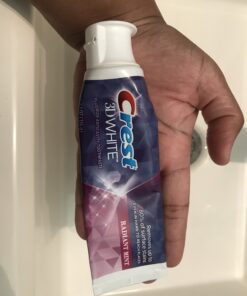 Crest 3D White Toothpaste Radiant Mint, 3.8 Oz (Pack of 3) 3.8 Ounce (Pack of 3) 40 A1 pLhZKwWL
