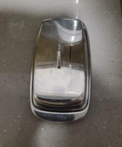 Norpro Stainless Steel Double Covered Butter Dish 1 Silver 17 A1 sU75EpbL