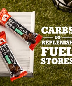 Gatorade Whey Protein Bars, Mint Chocolate Crunch, 2.8 oz bars (Pack of 12, 20g of protein per bar) 12 Count (Pack of 1) 17 A1 yb7YCLL
