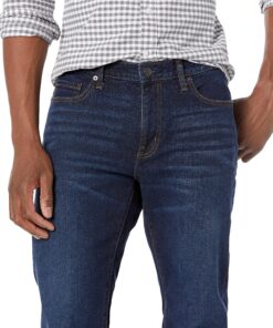 Amazon Essentials Men's Straight-Fit Stretch Jean 35W x 28L Indigo Wash 8 A104vraoIdS