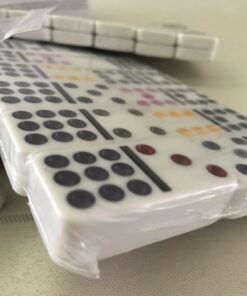 Spin Master Games Double Fifteen Color Dot Dominoes Game in a Tin (6029741) 28 A11Tf8gcAyL