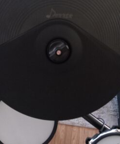 Donner DED-200 Electric Drum Sets with Quiet Mesh Drum Pads, 2 Cymbals w/Choke, 31 Kits and 450+ Sounds, Throne, Headphones, Sticks, USB MIDI, Melodics Lessons (5 Pads, 3 Cymbals) 24 A11dlWlEcmL