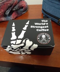 Death Wish Coffee Valhalla Java Odinforce Blend - Ground Dark Roast - Extra Kick of Caffeine- Arabica & Robusta Coffee Beans - Dark Roast Coffee - 2 Bags (12oz.) 29 A11hkwai31L