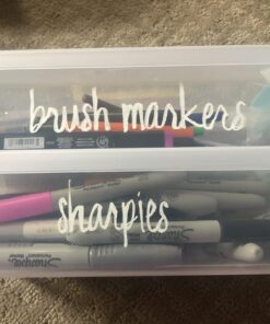 FLYMAX White Paint Pen, 6 Pack 0.7mm Acrylic White Permanent Marker White Paint Pens for Wood Rock Plastic Leather Glass Stone Metal Canvas Ceramic Marker Extra Very Fine Point Opaque Ink 44 A11oBgq4PgL