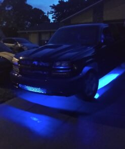 ALITOVE 16.4ft 5050 Blue LED Flexible Strip Ribbon Light Black PCB DC 12V 5M 300 LEDs Waterproof IP65 for Home Garden Commercial Area Lighting, Without Power Supply SMD Style-NO Power 43 A12HDuuyBnL