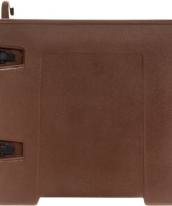 Carlisle FoodService Products Cateraide Insulated Front Loading Food Pan Carrier with Handles for Catering, Events, And Restaurants, Plastic, 5 Pan, Brown 16 A12Yq3nPjpS