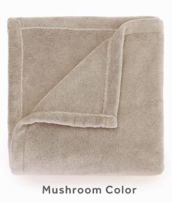 Sunbeam Royal Luxe Microplush Heated Electric Blanket Full Size, 84" x 72", 12 Heat Settings, 12-Hour Selectable Auto Shut-Off, Fast Heating, Machine Washable, Warm and Cozy, Mushroom 18 A12boZgIxL
