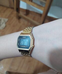 Casio Women's Illuminator LA680WGA-1 Gold Metal Quartz Watch 43 A12wZdK9YoL