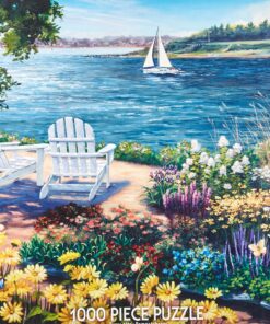 White Mountain Puzzles Garden By The Bay - 1000 Jigsaw Puzzle 17 A13K19g076L