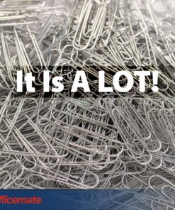 Officemate Giant Paper Clips, Pack of 10 Boxes of 100 Clips Each (1,000 Clips Total) (99914) 12 A13VE7Dm7uL