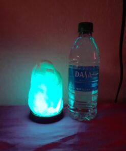 Evolution Salt Natural, 3.5" x 3.5" x 5" 853 USB Himalayan Salt Lamp Multi Color Changing 1-2 lbs 35 A13VLQf1xcL