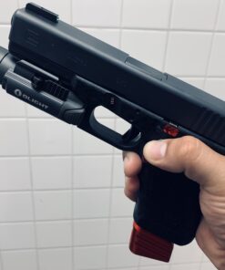 TRUGLO TFO Tritium & Fiber-Optic Handgun Sight | Snag-Resistant Front & Rear Bright Night Sights, Compatible with Glock Handguns Green Front / Yellow Rear Glock Low Set 44 A13lbhHny8L