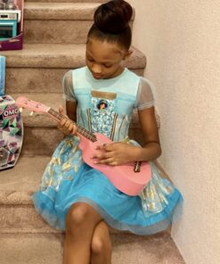 Hola! Music HM-21PK Soprano Ukulele Bundle with Canvas Tote Bag, Strap and Picks, Color Series, Pink Soprano 21 Inch 25 A13xpqY5bSL