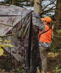 Barronett Blinds RA200BW Radar Pop Up Portable Blind, Bloodtrail Backwoods Camo 28 A149yelEgIL