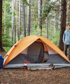 Amazon Basics Dome Camping Tent With Rainfly and Carry Bag, 4/8 Person 4-person 18 A14IGdNmmSL