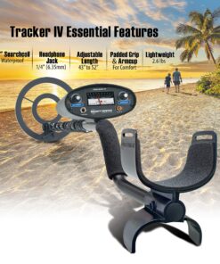 Bounty Hunter TK4 Tracker IV Metal Detector with 8-inch Waterproof Coil 26 A14JqRvjfkL