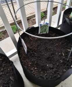 VIVOSUN 5-Pack 10 Gallon Plant Grow Bags, Heavy Duty Thickened Nonwoven Fabric Pots with Handles Black 10 Gallons 48 A14LsENMvFL