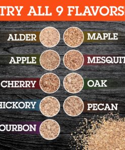 Camerons Natural Extra Fine BBQ Wood Chips - Apple, Cherry, Bourbon, Oak, Hickory, Maple, Pecan, Mesquite (8 Pints)- Sawdust Shavings for Smoking Guns, Smokers, Smoke Boxes - Barbecue Variety Gift Set 21 A14bmkourKL 1